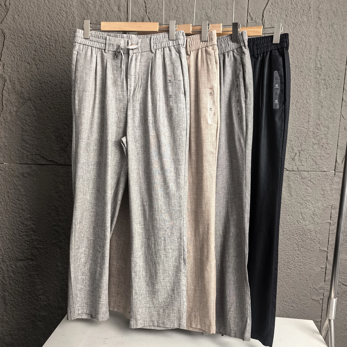 Льняные мужские брюки прямого кроя для бизнеса и повседневной носки, дышащие, приятные к коже, летние, с охлаждающим эффектом, не мнущиеся
Льняные мужские брюки прямого кроя для бизнеса и повседневной носки, дышащие, приятные к коже, летние, с охлаждающим эффектом, не мнущиеся