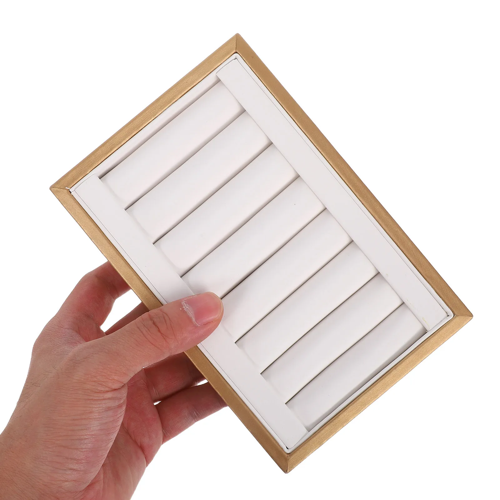 Ring Display Tray Pu Jewelry Holder With Precision Slots Multiple Compartments For Rings Bracelets Earrings Storage
Ring Display Tray Pu Jewelry Holder With Precision Slots Multiple Compartments For Rings Bracelets Earrings Storage