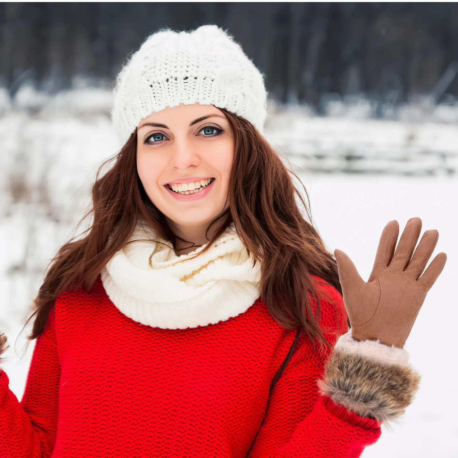 Touch Screen Fashion Woman Winter Use Brown Thermal Fashion Outdoor Warm Cycling Gloves Women Touchscreen Gloves
Touch Screen Fashion Woman Winter Use Brown Thermal Fashion Outdoor Warm Cycling Gloves Women Touchscreen Gloves