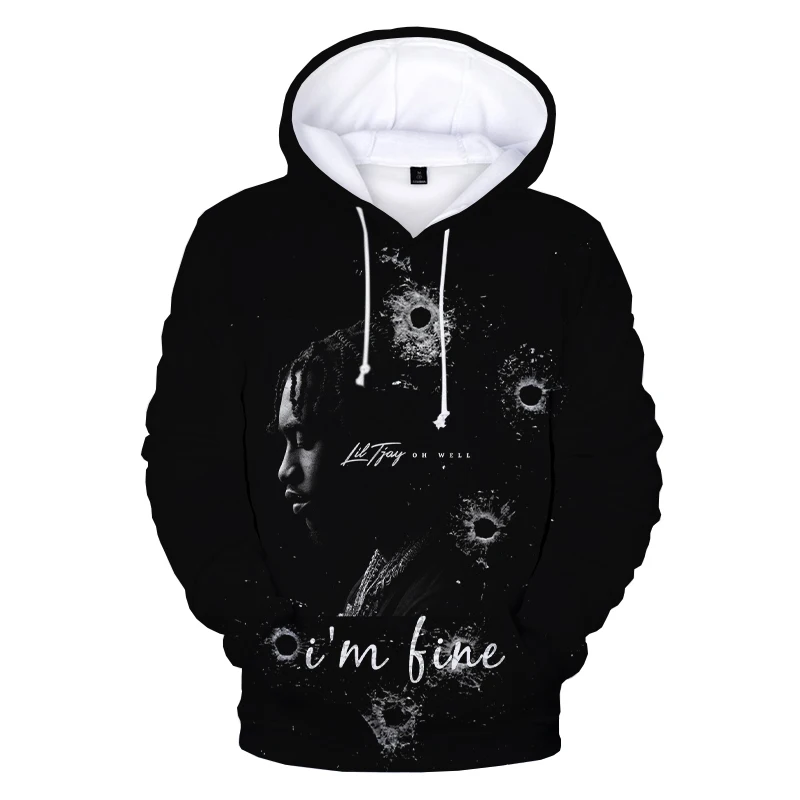 Rapper Lil Tjay Hoodie Mens Casual Pullover Streetwear Sweatshirt Lil Tjay Tracksuit Oversized I'm Fine Clothes Black Hooded
Rapper Lil Tjay Hoodie Mens Casual Pullover Streetwear Sweatshirt Lil Tjay Tracksuit Oversized I'm Fine Clothes Black Hooded