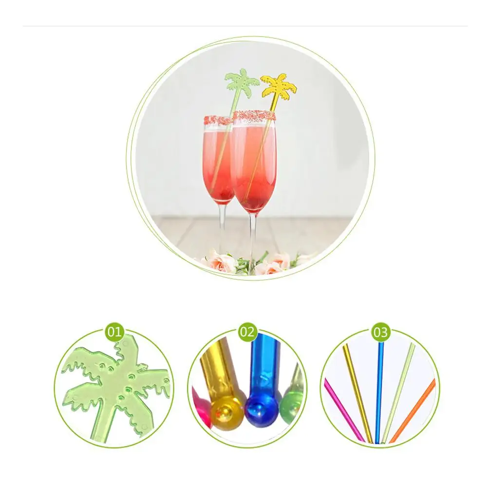 25 Pcs Practical Drink Stirrers Drinks Swizzle Stick Stirring Coconut Tree Sticks
25 Pcs Practical Drink Stirrers Drinks Swizzle Stick Stirring Coconut Tree Sticks