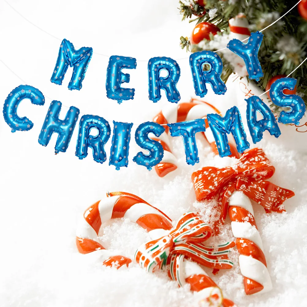 Home Decorations for Christmas Balloon Set Party Aluminum Foil Balloons Letter Merry 
Home Decorations for Christmas Balloon Set Party Aluminum Foil Balloons Letter Merry