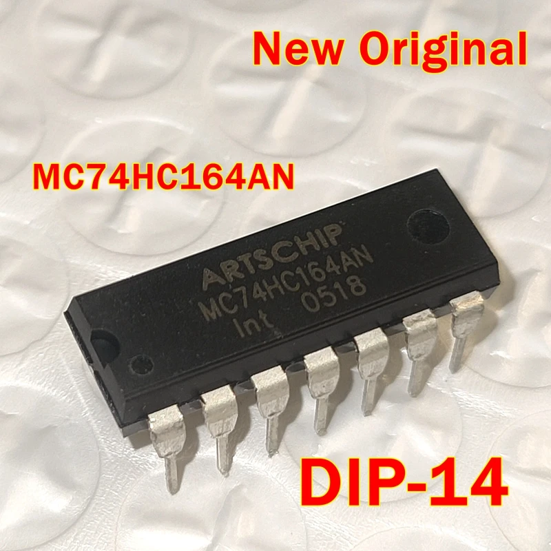 1pcs to 100pcs MC74HC164AN New Original DIP-14 8-Bit Serial-Input/Parallel-Output Shift Register
1pcs to 100pcs MC74HC164AN New Original DIP-14 8-Bit Serial-Input/Parallel-Output Shift Register