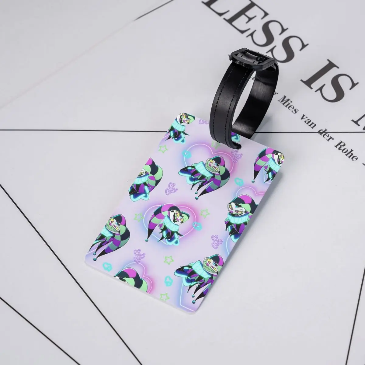 Бирки для багажа Fizzarolli Fizz Neon Hearts And Stars Helluva Boss, аксессуары для чемоданов, держатели для багажных бирок, этикетки для путешествий
Бирки для багажа Fizzarolli Fizz Neon Hearts And Stars Helluva Boss, аксессуары для чемоданов, держатели для багажных бирок, этикетки для путешествий