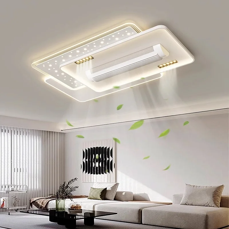 Leaf free living room fan lamp, bedroom dual-use lamp, modern simple and atmospheric ceiling light with fan Black/White
Leaf free living room fan lamp, bedroom dual-use lamp, modern simple and atmospheric ceiling light with fan Black/White