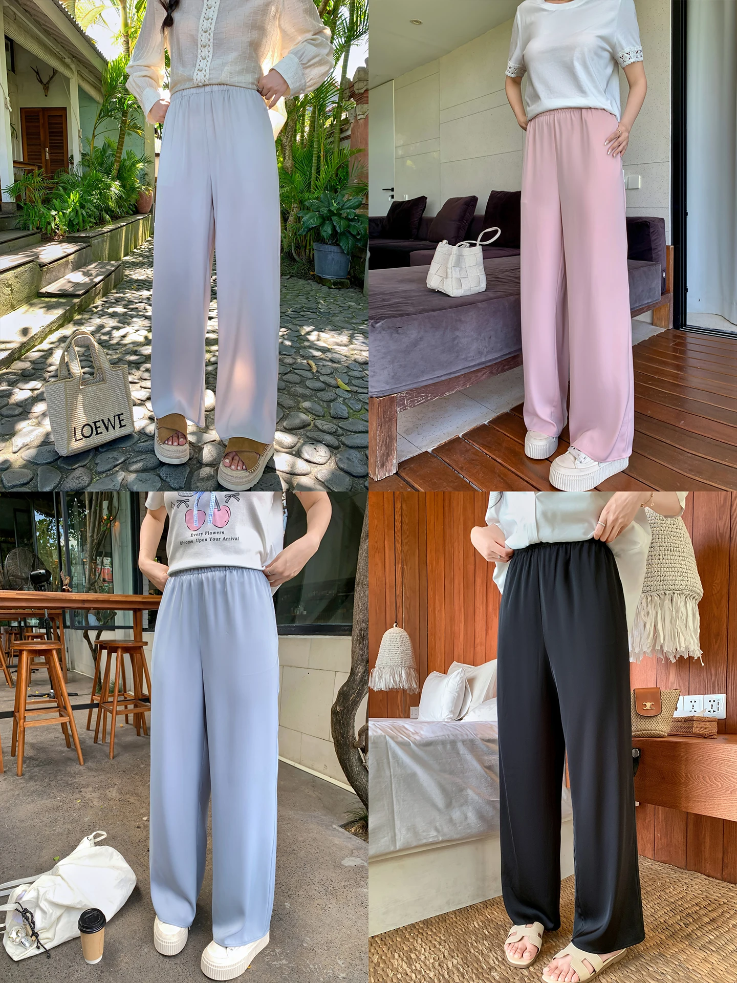 Женские брюки Mae больших размеров, прямые, из атласа, с эффектом похудения, тонкие, повседневные, с высокой талией, из полиэфирного волокна, летние, для женщин
Женские брюки Mae больших размеров, прямые, из атласа, с эффектом похудения, тонкие, повседневные, с высокой талией, из полиэфирного волокна, летние, для женщин