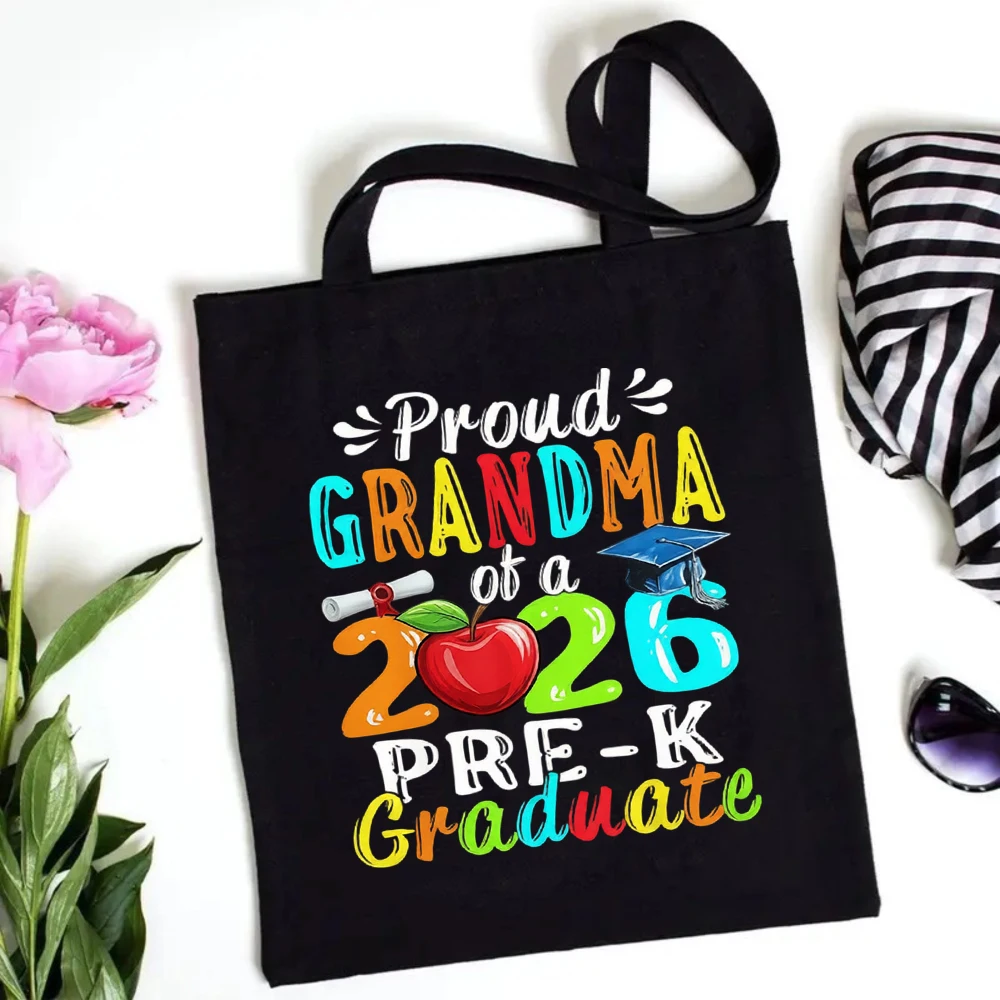 Colorful Graduation Cap and Apple Design, Reusable Shoulder Bag for Grandma, Celebratory Gift for Graduation
Colorful Graduation Cap and Apple Design, Reusable Shoulder Bag for Grandma, Celebratory Gift for Graduation