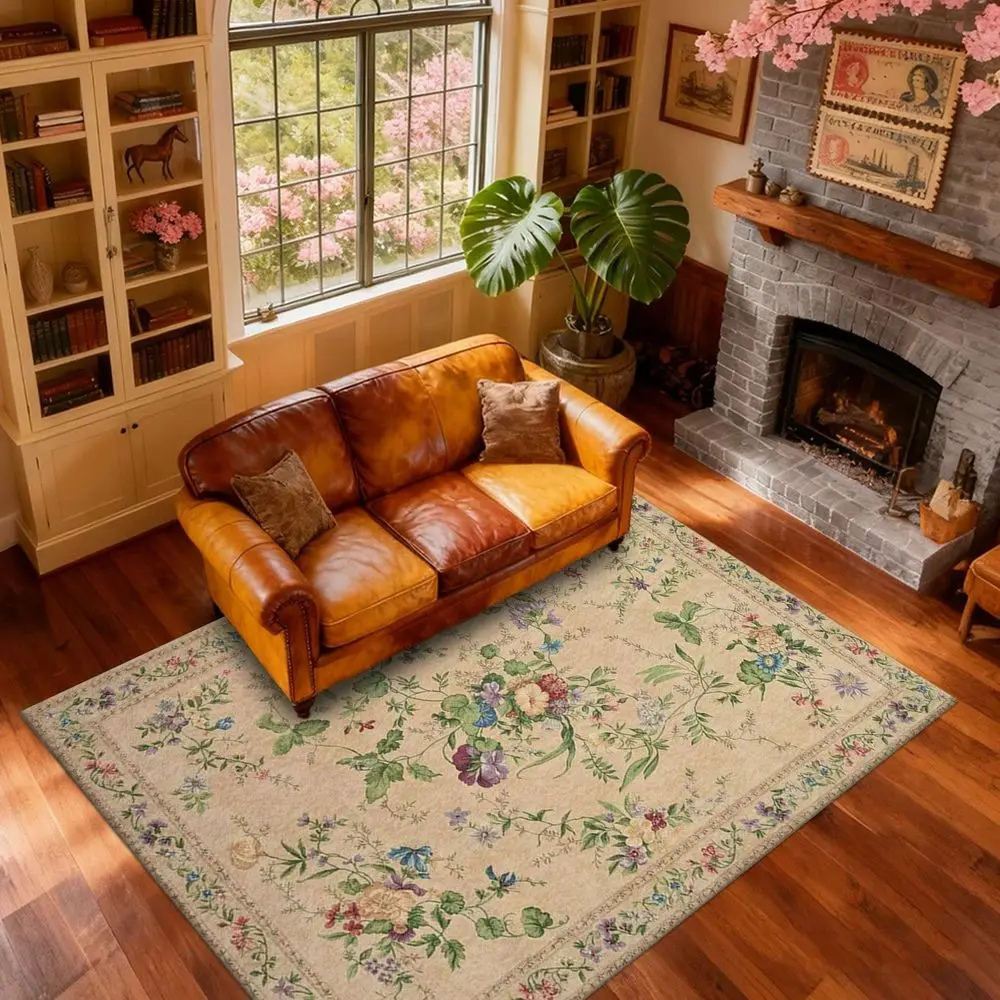 Floral Pattern Printed Large Carpet, Exquisite Carpet, Comfortable And Beautiful, Versatile Decorative Style, Suitable For Livi
Floral Pattern Printed Large Carpet, Exquisite Carpet, Comfortable And Beautiful, Versatile Decorative Style, Suitable For Livi