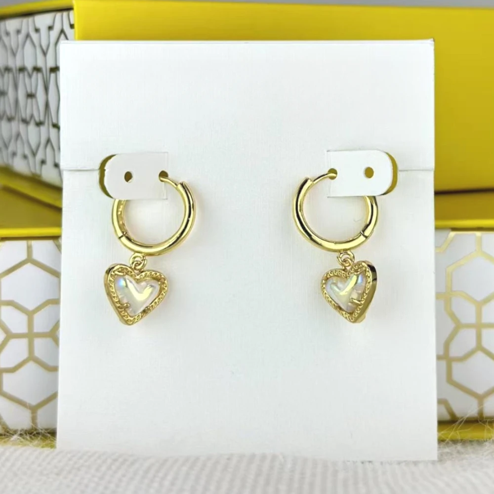 KS Fashion Jewelry Multicolor Heart-shaped Earrings Crystal Drusy Hoop-Earrings for Women Girls Evening Party Birthday Gifts
KS Fashion Jewelry Multicolor Heart-shaped Earrings Crystal Drusy Hoop-Earrings for Women Girls Evening Party Birthday Gifts