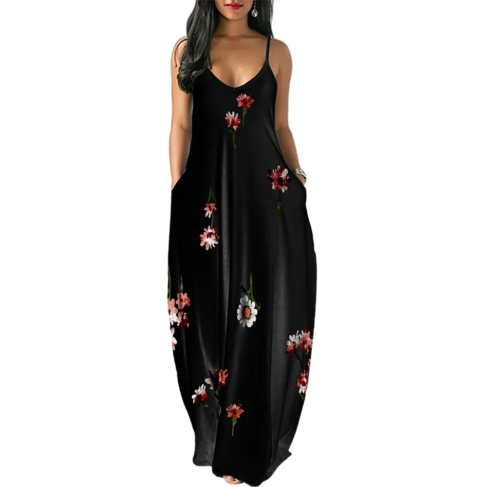 Summer Sexy Dress Women Deep Spot Wrap Sling Sleeveless Nightclub Beach Dress Long Dress Beach Casual Print Dresses Vintage 2022
Summer Sexy Dress Women Deep Spot Wrap Sling Sleeveless Nightclub Beach Dress Long Dress Beach Casual Print Dresses Vintage 2022