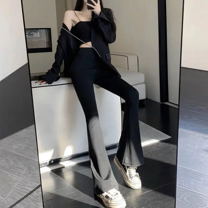 Lightweight Women's Flared Yoga Pants with Sculpting Design High-Waist Wide-Leg Tummy Control Perfect for Spring Autumn Summer
Lightweight Women's Flared Yoga Pants with Sculpting Design High-Waist Wide-Leg Tummy Control Perfect for Spring Autumn Summer