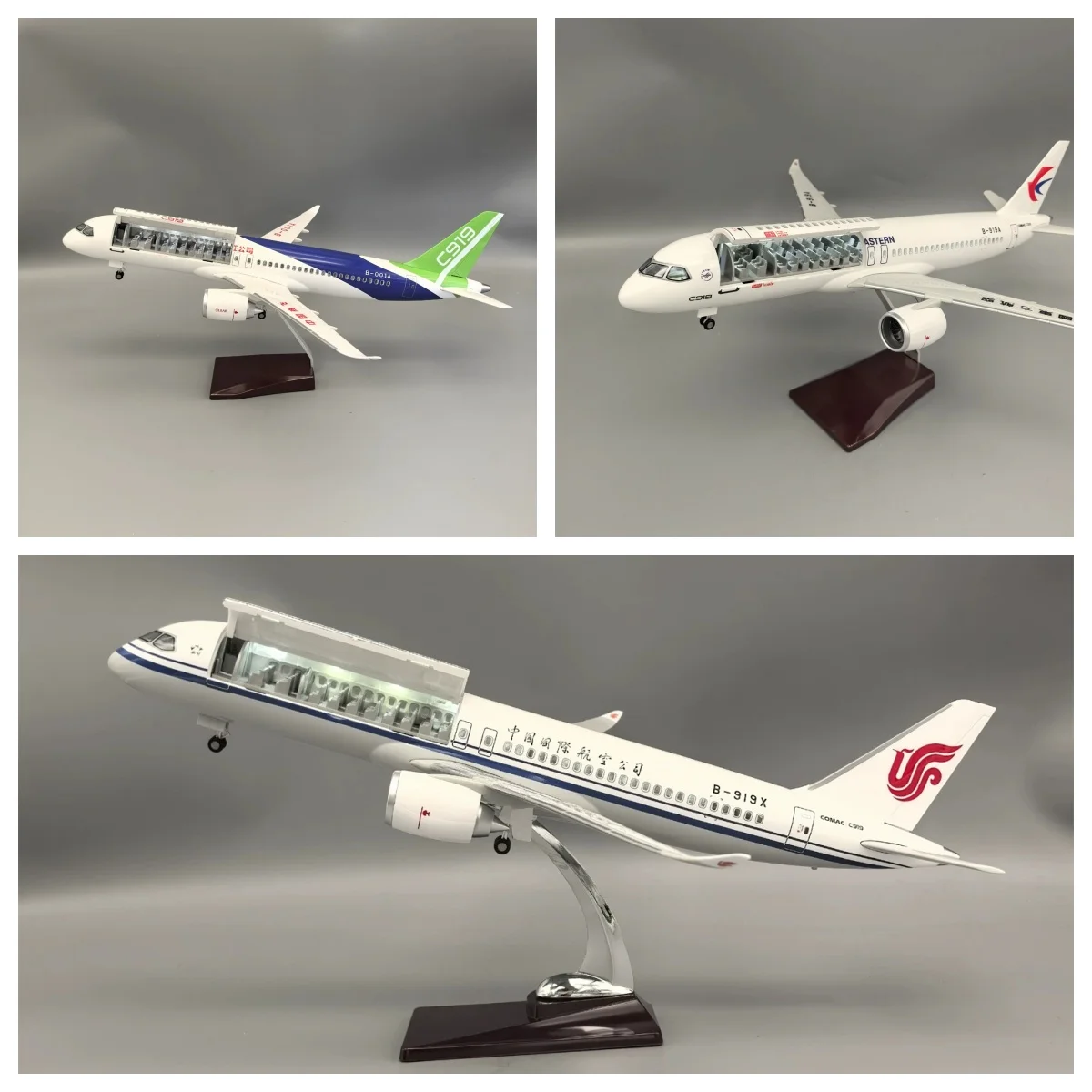 C919 Series Hatches Can Be Opened 47CM Scale Model COMAC C919 Airways Resin Airplane Adults Fun With Landing Gear Collection
C919 Series Hatches Can Be Opened 47CM Scale Model COMAC C919 Airways Resin Airplane Adults Fun With Landing Gear Collection