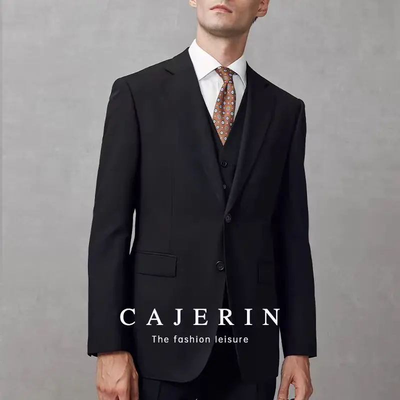 Y104Men's suit wedding dress formal slim business casual men's high-end British suit three-piece suit
Y104Men's suit wedding dress formal slim business casual men's high-end British suit three-piece suit