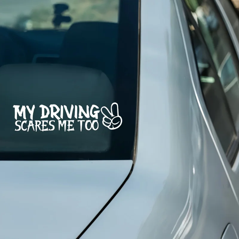 "My Driving Scream Too" with Peace Sign - Waterproof, Non-Fading, Removable - For Helmets Funny Motorcycle Helmet Sticker
"My Driving Scream Too" with Peace Sign - Waterproof, Non-Fading, Removable - For Helmets Funny Motorcycle Helmet Sticker