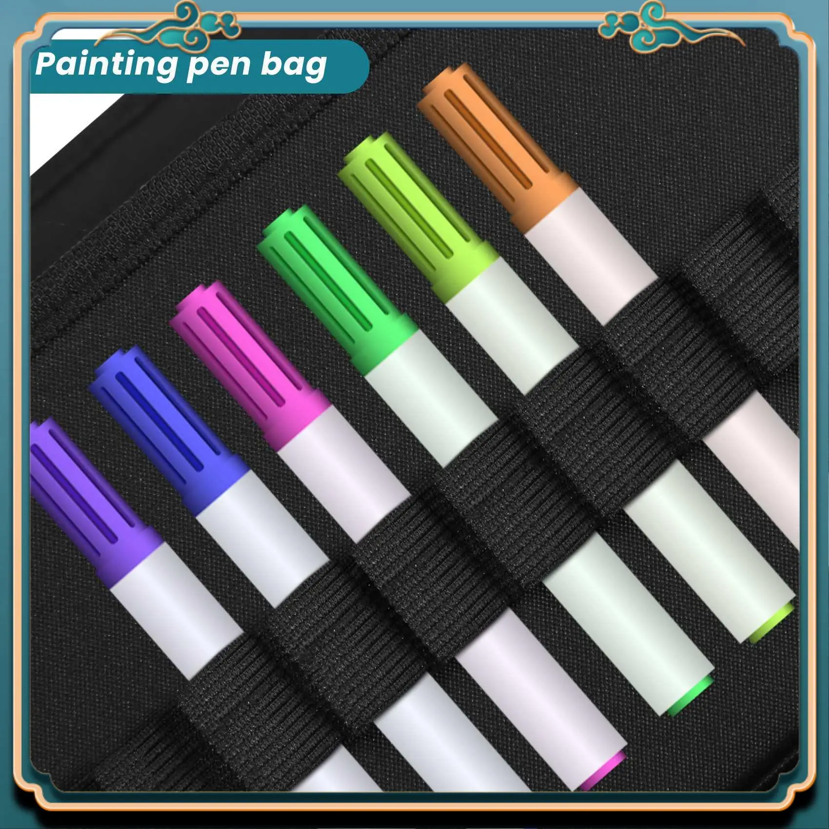 (New)-80 Slots Large Capacity Folding Marker Pen Case Art Markers Pen Storage Carrying Bag Durable Sketch Tools Organizer
(New)-80 Slots Large Capacity Folding Marker Pen Case Art Markers Pen Storage Carrying Bag Durable Sketch Tools Organizer