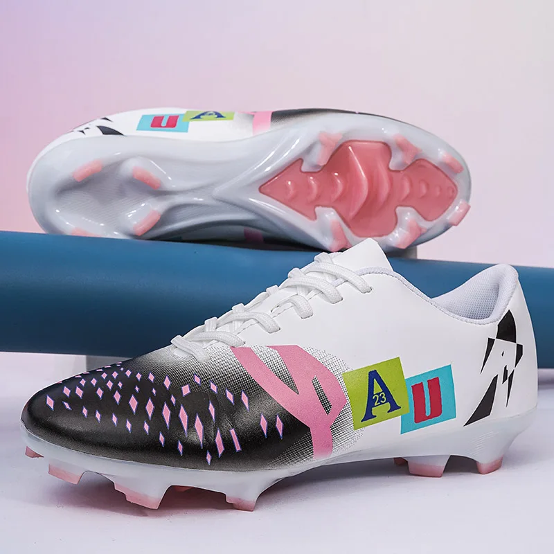 New Men Professional Soccer Shoes Long Spikes Tf Football Shoes Match Football Boots Outdoor Grass Cleats Ankle Unisex Society
New Men Professional Soccer Shoes Long Spikes Tf Football Shoes Match Football Boots Outdoor Grass Cleats Ankle Unisex Society