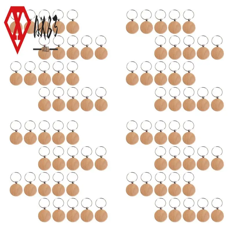 AX83-80 Pcs Blank Wooden Keychain Personalized Round Engraving Key DIY Wood Keychains Key Tags Can Engrave DIY Gifts
AX83-80 Pcs Blank Wooden Keychain Personalized Round Engraving Key DIY Wood Keychains Key Tags Can Engrave DIY Gifts