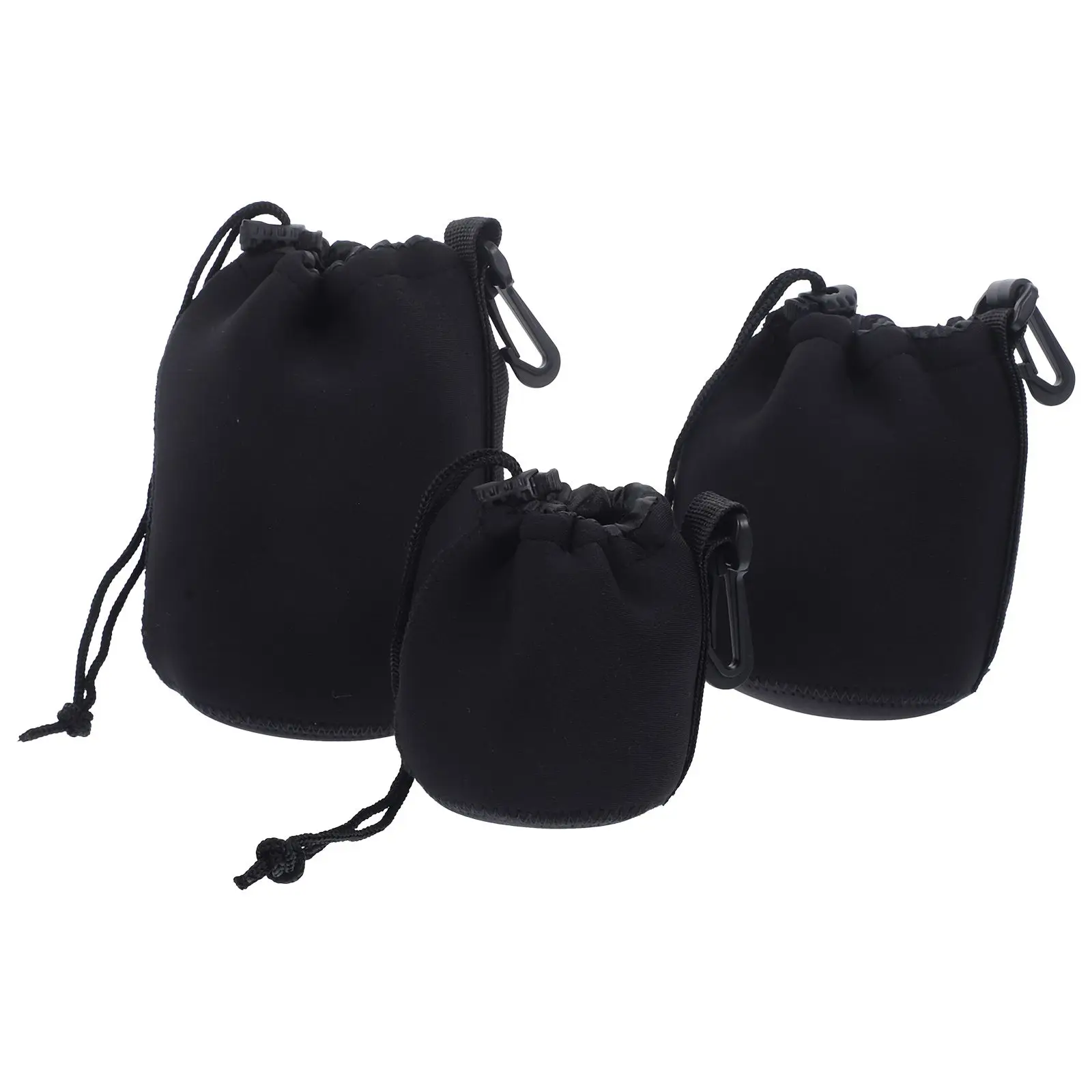 3pcs Lens Bag Camera Padded Neoprene Case Drawstring Protection Storage Bags Large Medium Small Adjustable Elastic SLR Lens
3pcs Lens Bag Camera Padded Neoprene Case Drawstring Protection Storage Bags Large Medium Small Adjustable Elastic SLR Lens