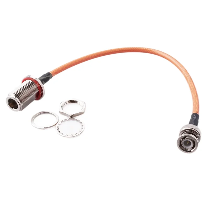 BNCJ-NKY BNC Male To N Female Coaxial RF Adapter Cable 15Cm Double Shielded Silver Plated
BNCJ-NKY BNC Male To N Female Coaxial RF Adapter Cable 15Cm Double Shielded Silver Plated