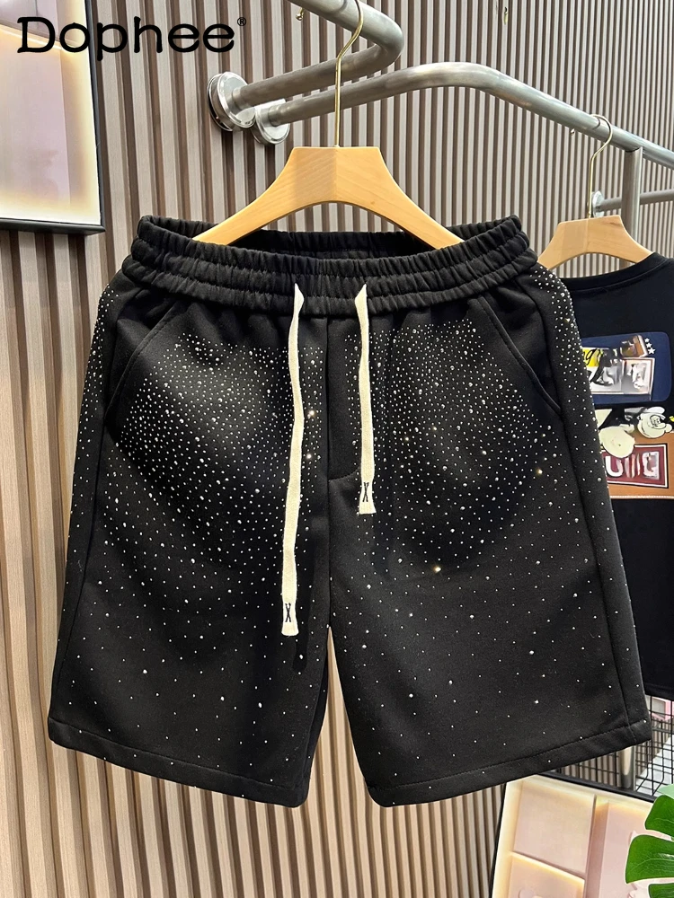 Summer Shorts Men's Trendy Handsome Fashion Loose Comfort Pants Full Diamond Shorts Men's High-end Five-point Casual Short Pants
Summer Shorts Men's Trendy Handsome Fashion Loose Comfort Pants Full Diamond Shorts Men's High-end Five-point Casual Short Pants