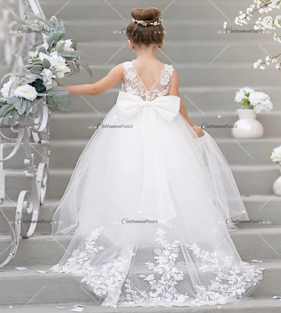 Princess Christmas Flower Girls Dress 2026 White Kids Wedding Dress Easter Junior Pageant Kids Party Gowns Formal Birthday Gown
Princess Christmas Flower Girls Dress 2026 White Kids Wedding Dress Easter Junior Pageant Kids Party Gowns Formal Birthday Gown