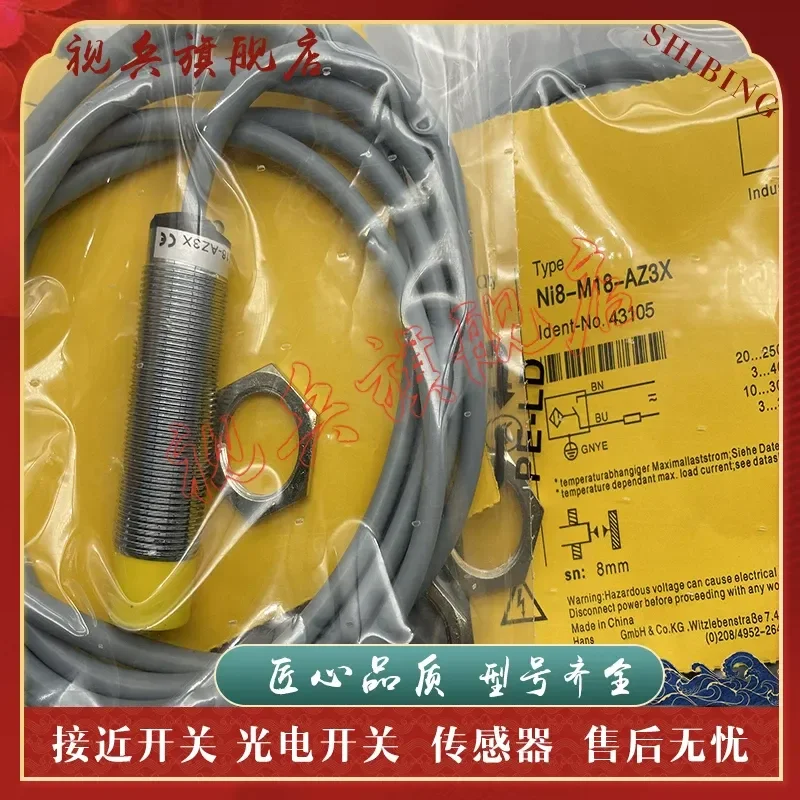 New NI8-M18-AZ3X Proximity Switch Sensor for Industrial Automation Quality Assured In Stock Full Model Range
New NI8-M18-AZ3X Proximity Switch Sensor for Industrial Automation Quality Assured In Stock Full Model Range