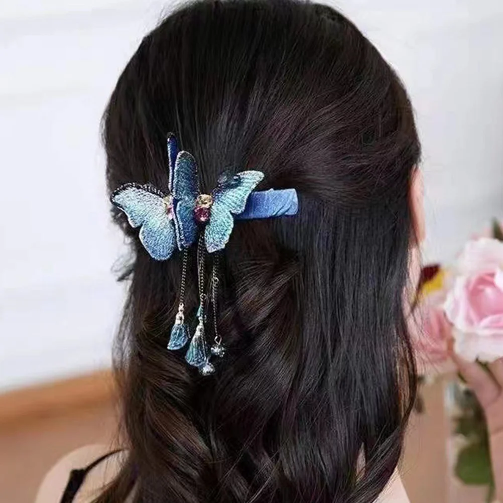 Stunning Rhinestone Tassel Hairpins Butterflies Clips For Women Girls Elegant Hair Accessories Party Wedding Decorations Fit All 
Stunning Rhinestone Tassel Hairpins Butterflies Clips For Women Girls Elegant Hair Accessories Party Wedding Decorations Fit All