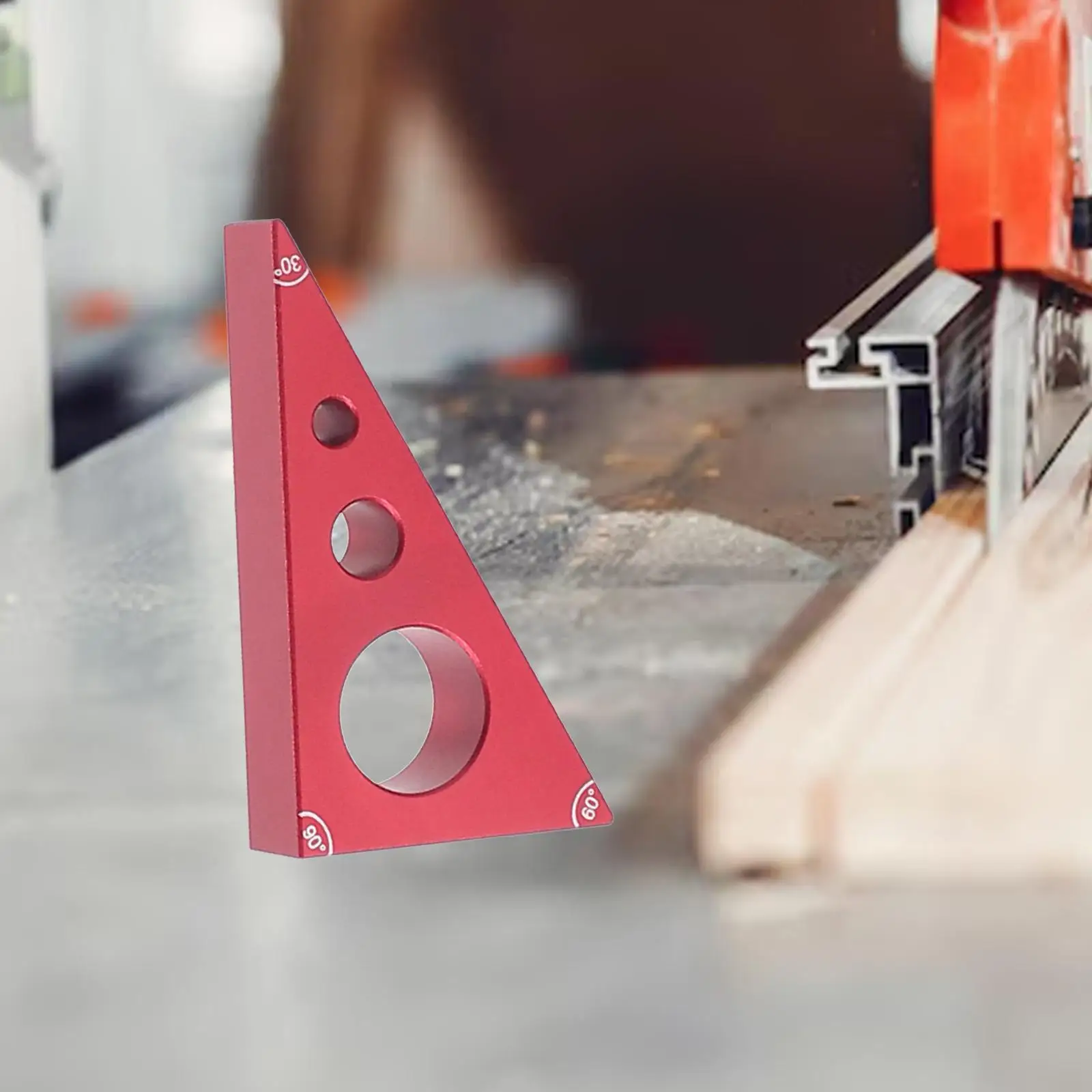 Woodworking Triangle Angle Ruler 30/60/90 Degrees Measurement Block Aluminum Alloy Triangle Angle Block for Carpenter Engineer
Woodworking Triangle Angle Ruler 30/60/90 Degrees Measurement Block Aluminum Alloy Triangle Angle Block for Carpenter Engineer