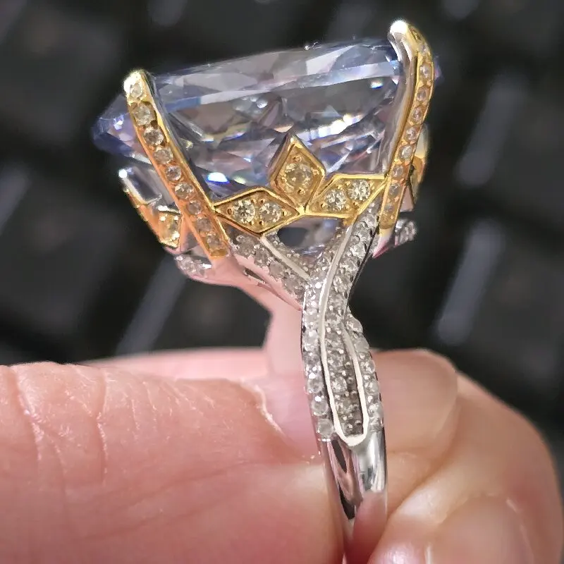 ARIGAYA Стерлингового Серебра 925 пробы 15*20 мм Белый Синий Цвет Циркон Дизайнерское Обручальное Кольцо Для Женщин Леди Ювелирные Изделия
ARIGAYA Стерлингового Серебра 925 пробы 15*20 мм Белый Синий Цвет Циркон Дизайнерское Обручальное Кольцо Для Женщин Леди Ювелирные Изделия