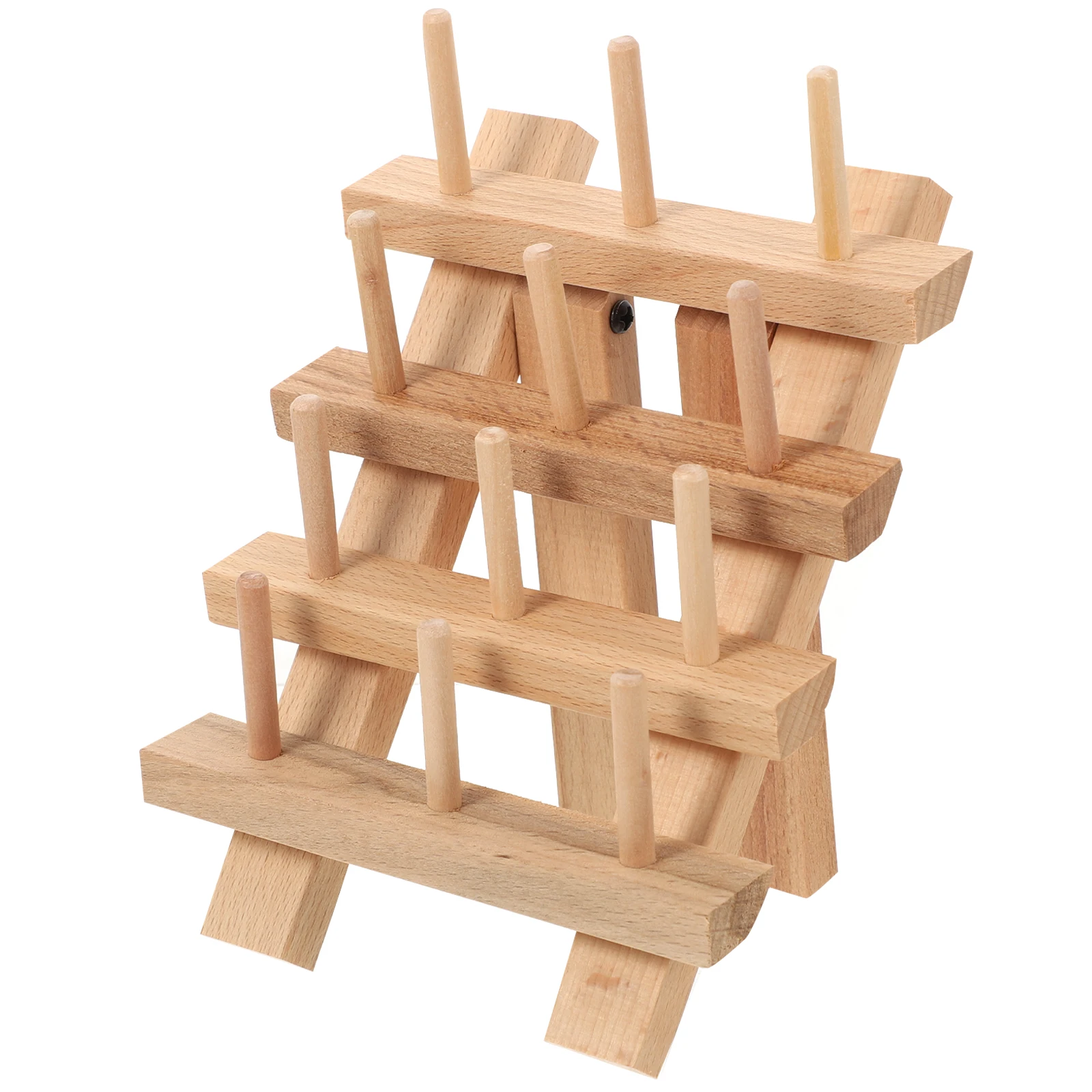 Wooden Folding Beech Bobbin Thread Rack Sewing Organizer Durable Natural Wood Freestanding Wall Mounted Mini Cones
Wooden Folding Beech Bobbin Thread Rack Sewing Organizer Durable Natural Wood Freestanding Wall Mounted Mini Cones