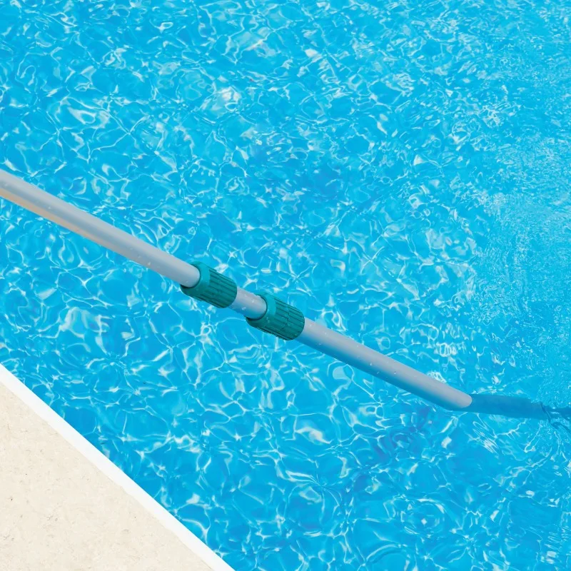 NEW14 ft Aluminum Telescopic Pool Pole in Silver & Teal - 2.4 lbs. - 2 Piece, New Condition
NEW14 ft Aluminum Telescopic Pool Pole in Silver & Teal - 2.4 lbs. - 2 Piece, New Condition