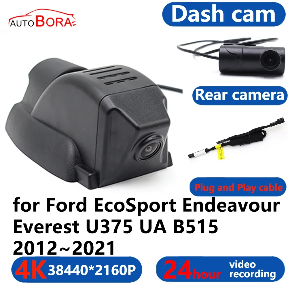 AutoBora 4K Wifi 3840*2160 Car DVR Dash Cam Camera 24H Video Monitor for Ford EcoSport Endeavour Everest U375 UA B515 2012~2021
AutoBora 4K Wifi 3840*2160 Car DVR Dash Cam Camera 24H Video Monitor for Ford EcoSport Endeavour Everest U375 UA B515 2012~2021
