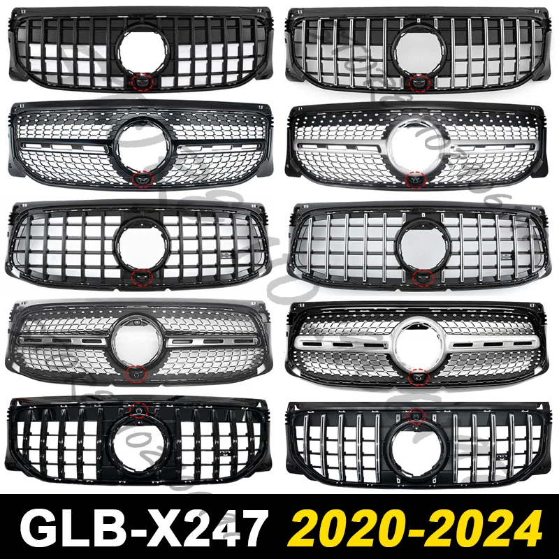 Для 2020-2023 2024+ X247 GLB Mercedes Benz GLB180 GLB200 GLB220 GLB250 GT STAR Сетка бампера Racing Grille
Для 2020-2023 2024+ X247 GLB Mercedes Benz GLB180 GLB200 GLB220 GLB250 GT STAR Сетка бампера Racing Grille