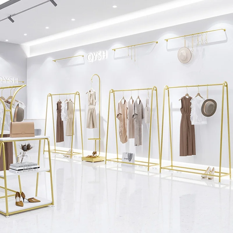 Custom, OUJIA Retail Metal clothing Display Rack fashionable clothes display rack stand for cloth shop
Custom, OUJIA Retail Metal clothing Display Rack fashionable clothes display rack stand for cloth shop