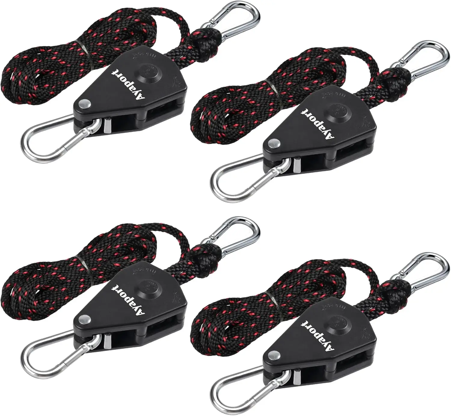 Регулируемая веревочная вешалка с прочной системой шкивов, 14 футов, 3/8 дюйма, подставка для освещения растений для каяков и привязок для палаток, 4 шт.
Регулируемая веревочная вешалка с прочной системой шкивов, 14 футов, 3/8 дюйма, подставка для освещения растений для каяков и привязок для палаток, 4 шт.