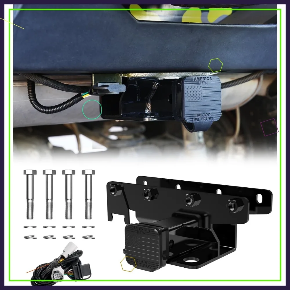 Универсальный 2-дюймовый фаркоп для Jeep Wrangler JK JKU 2007-2018 гг., емкость 3500 фунтов с жгутом проводов и крышкой
Универсальный 2-дюймовый фаркоп для Jeep Wrangler JK JKU 2007-2018 гг., емкость 3500 фунтов с жгутом проводов и крышкой