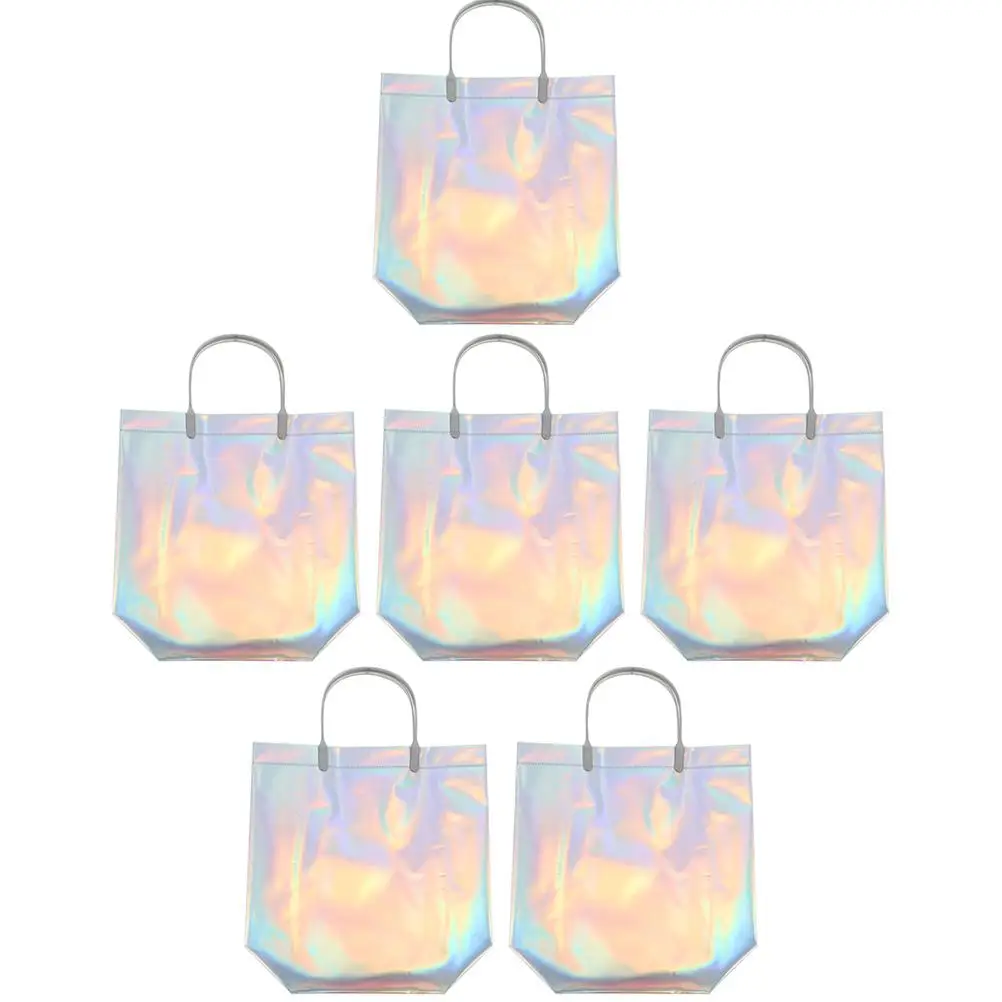 6pcs Waterproof Gift Bags Reusable Tote Grocery Shopping with Handles for Wedding Party Packing Foldable Lightweight Storage
6pcs Waterproof Gift Bags Reusable Tote Grocery Shopping with Handles for Wedding Party Packing Foldable Lightweight Storage