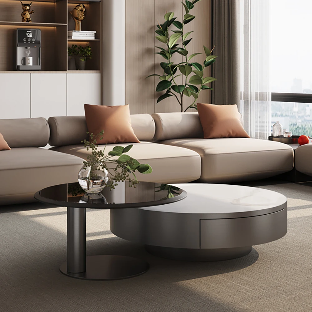 Round Corner Coffee Tables Modern Waterproof Simple Transparent Low Coffee Tables Floor Large Mesas De Centro Home Furniture
Round Corner Coffee Tables Modern Waterproof Simple Transparent Low Coffee Tables Floor Large Mesas De Centro Home Furniture