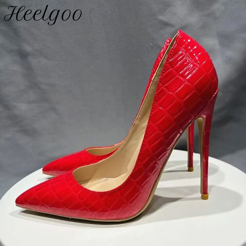 Женские туфли с острым носком Heelgoo, красные туфли на высоком каблуке, пикантные элегантные удобные туфли-лодочки без застежек, на шпильке
Женские туфли с острым носком Heelgoo, красные туфли на высоком каблуке, пикантные элегантные удобные туфли-лодочки без застежек, на шпильке