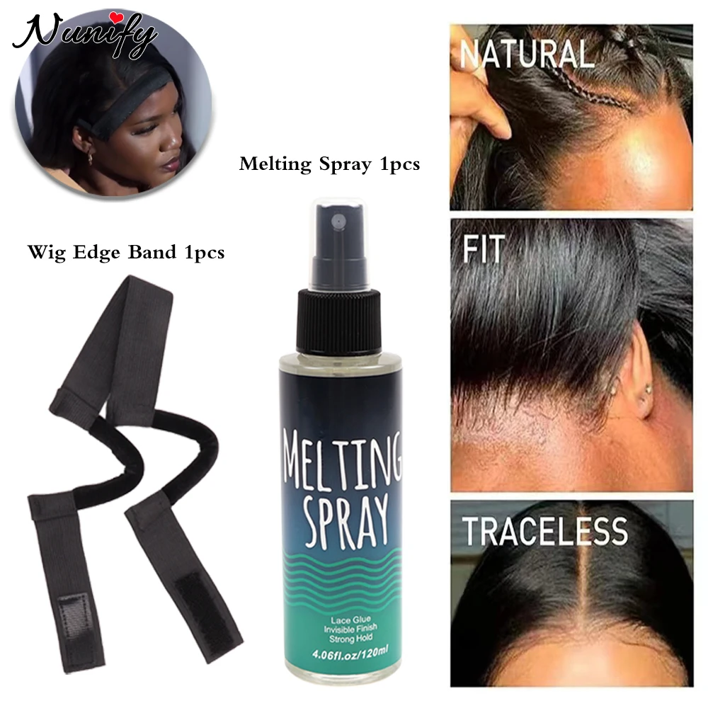 Melting Spray For Lace Wigs And Comfortable Wig Band With Ear Hanger Ear-Free Meltband With Velcr Lace Front Glue Kit For Wigs
Melting Spray For Lace Wigs And Comfortable Wig Band With Ear Hanger Ear-Free Meltband With Velcr Lace Front Glue Kit For Wigs