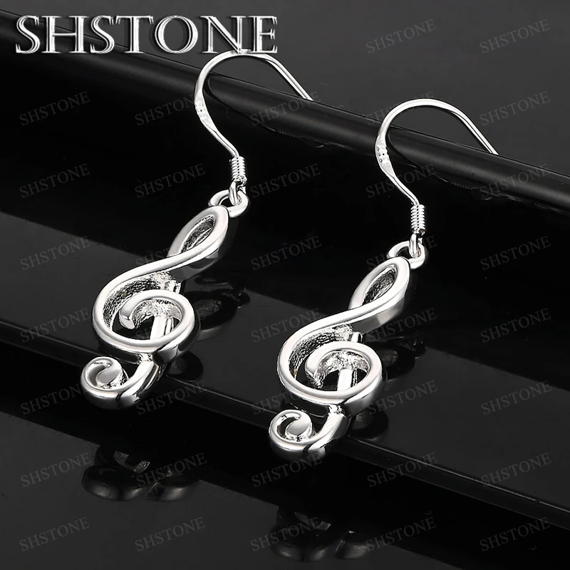 New Jewelry 925 Sterling Silver Musical Note Drop Earring Wedding Fine Gifts Accessories Women Birthday Party Trend Jewelry
New Jewelry 925 Sterling Silver Musical Note Drop Earring Wedding Fine Gifts Accessories Women Birthday Party Trend Jewelry