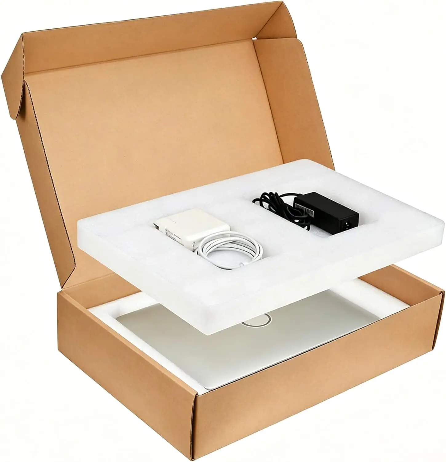 Laptop Shipping Box Cardboard Secure Mailer, Fits Most Screens Up to 17.6 Inch, White
Laptop Shipping Box Cardboard Secure Mailer, Fits Most Screens Up to 17.6 Inch, White