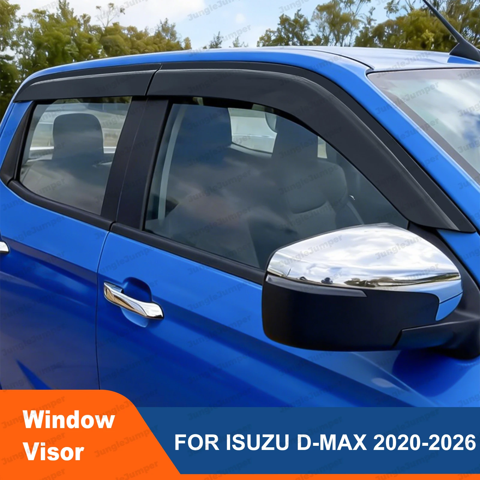Wind Deflector Window Visor Weather Shield FOR ISUZU D-MAX 2020-2026 Weathershield Sun Rain Gurad Double Cab Accessories 4PC/Set
Wind Deflector Window Visor Weather Shield FOR ISUZU D-MAX 2020-2026 Weathershield Sun Rain Gurad Double Cab Accessories 4PC/Set