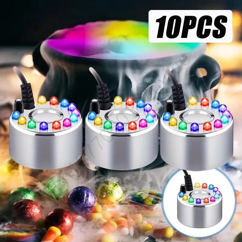 10PCS Mini LED Pumpkin Light Fogger Water Fountain Pond Fog Machine for Halloween Christmas Easter Party Festival Decoration
10PCS Mini LED Pumpkin Light Fogger Water Fountain Pond Fog Machine for Halloween Christmas Easter Party Festival Decoration