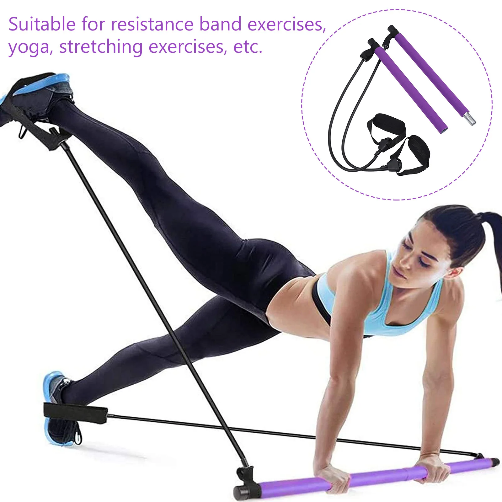 Premium Quality Pilates Bar with Adjustable Length Ideal for Yoga Stretching Bodybuilding Exercises Fitness Gym Stick Tool
Premium Quality Pilates Bar with Adjustable Length Ideal for Yoga Stretching Bodybuilding Exercises Fitness Gym Stick Tool