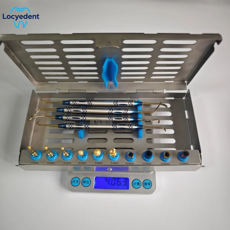 Dental Sinus Lifting Kit with Elevators Implant Drills & Stoppers - Professional Maxillary Surgical Tool Set for Implantology
Dental Sinus Lifting Kit with Elevators Implant Drills & Stoppers - Professional Maxillary Surgical Tool Set for Implantology