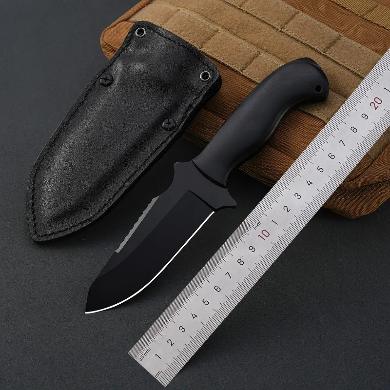 WKL Straight Knife Camping Jungle Emergency Knife Outdoor Camping Survival Knife
WKL Straight Knife Camping Jungle Emergency Knife Outdoor Camping Survival Knife