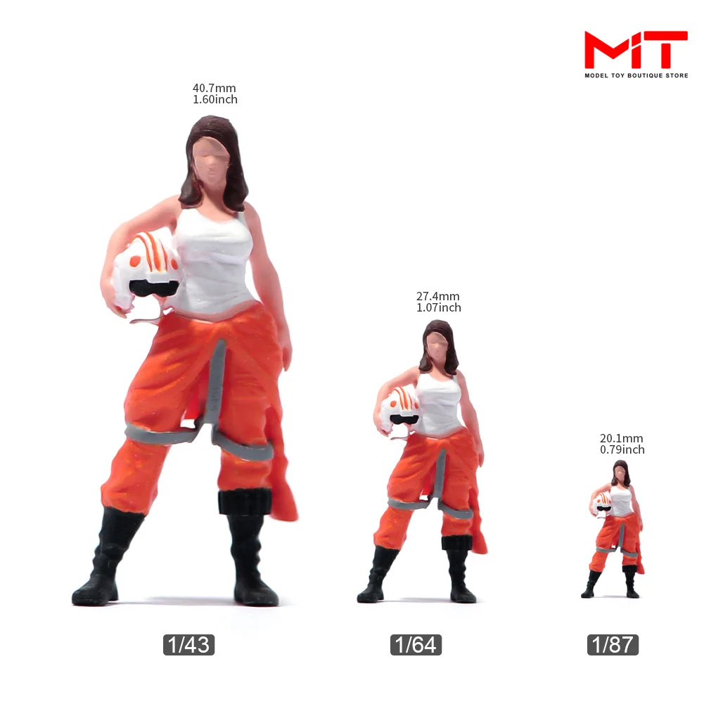 Miniatures Figures 1/87 1/64 1/43 1/24 Female Pilot Resin Figurine Model Creative Scene Dolls Props For Car Plane Model Toys
Miniatures Figures 1/87 1/64 1/43 1/24 Female Pilot Resin Figurine Model Creative Scene Dolls Props For Car Plane Model Toys