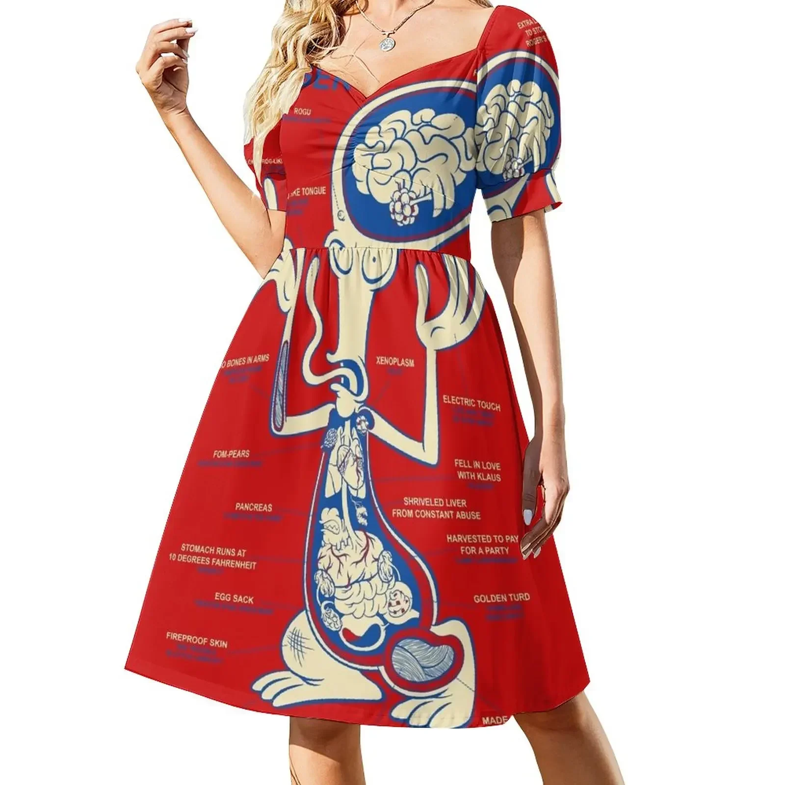 Roger Anatomy Short-Sleeved Dress elegant chic wedding evening dresses evening dress woman Dress
Roger Anatomy Short-Sleeved Dress elegant chic wedding evening dresses evening dress woman Dress