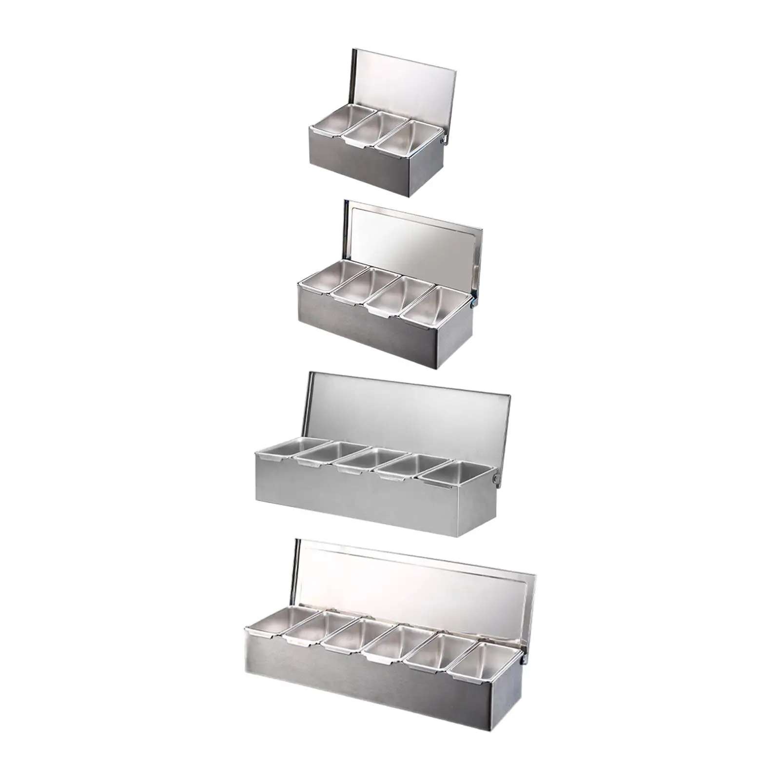 Condiment Jars Dustproof Stainless Steel Condiment Server Condiment Tray for
Condiment Jars Dustproof Stainless Steel Condiment Server Condiment Tray for
